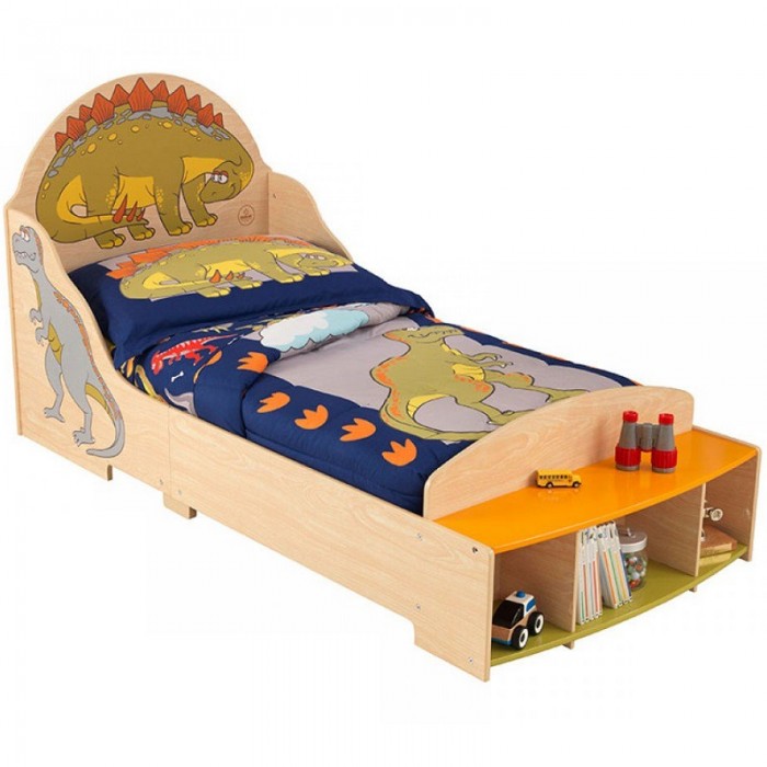Patut pentru copii Dinozaur Trex Kidkraft cu spatiu de depozitare carti